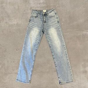 Women's CEROS Size 26 Y2K Denim Light Wash Blue Jeans Sparkles